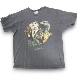 Free Spirit Seattle  VTG 90's Allsport T-Shirt